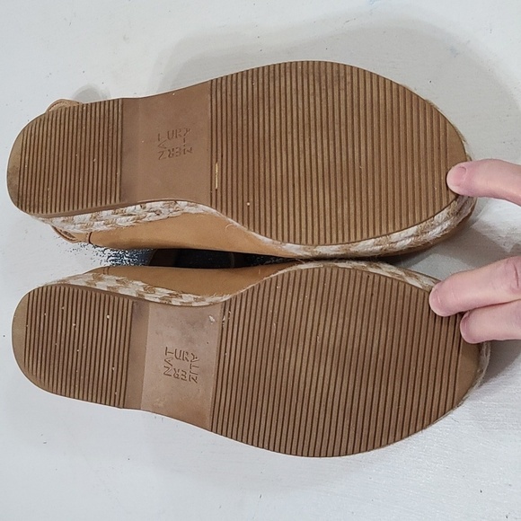 Naturalizer Talia Womens Espadrilles Shoes Caramel Leather Ankle Straps 8W GUC - Picture 13 of 15